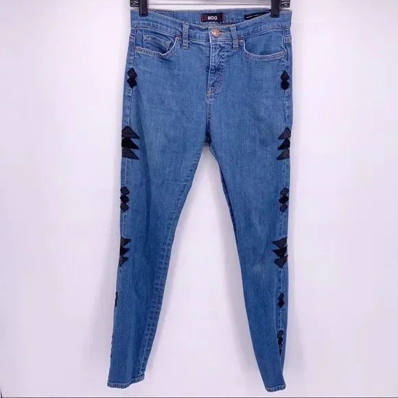 BDG High Rise Cigarette Ankle Skinny Jeans Size 27